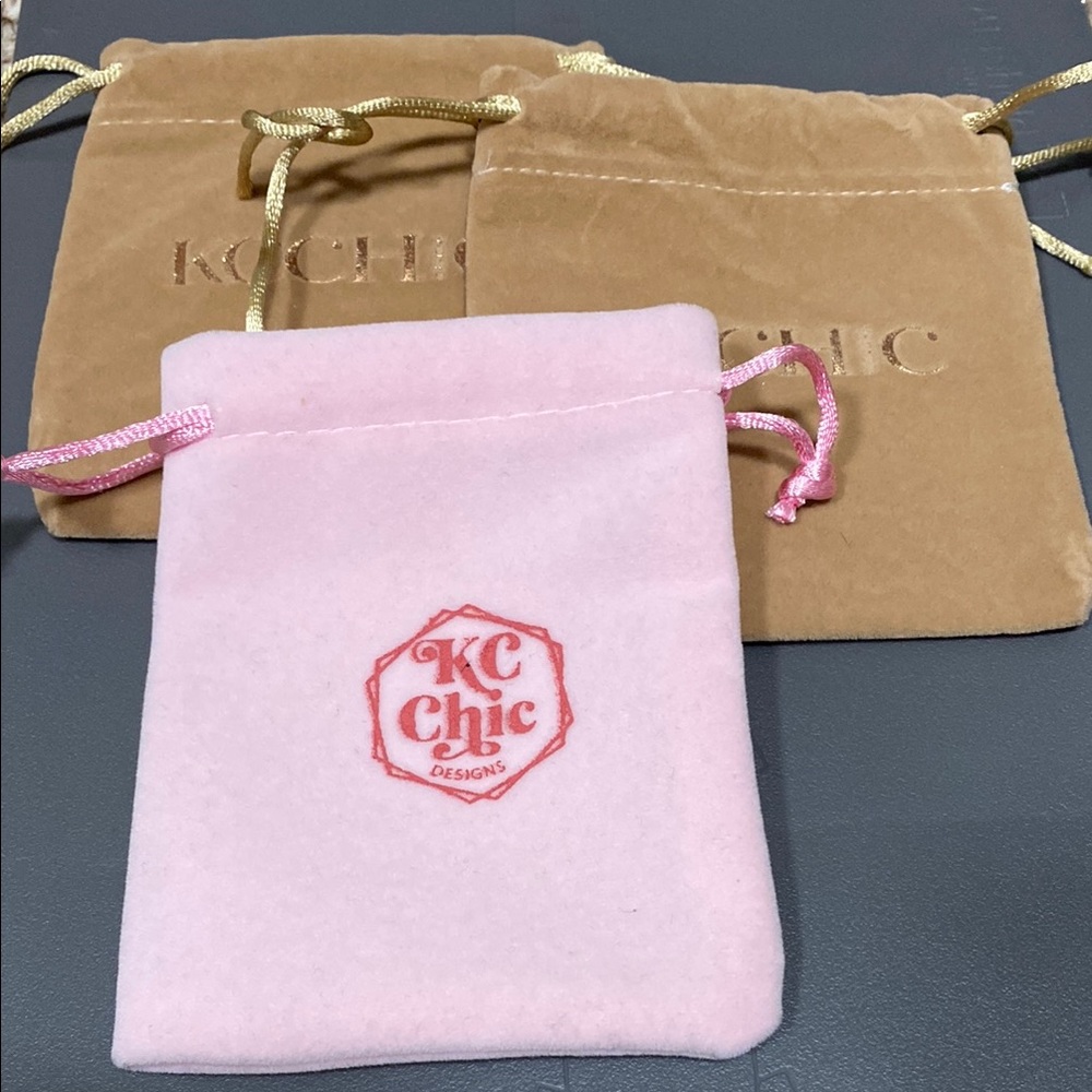 Bundle of 3 KC Chic jewelry bags